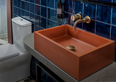 Bara polished concrete basins