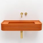 Komo Art Deco Style Concrete Sink - Concrete Fair