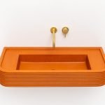 Komo Art Deco Style Concrete Sink - Concrete Fair