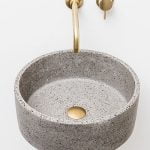 Owel Elegant Bathroom Sink - Blue Concrete Basin - Concrete Fair