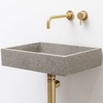 Modern Bathroom or Powder Room Concrete Basin - Concrete Fair